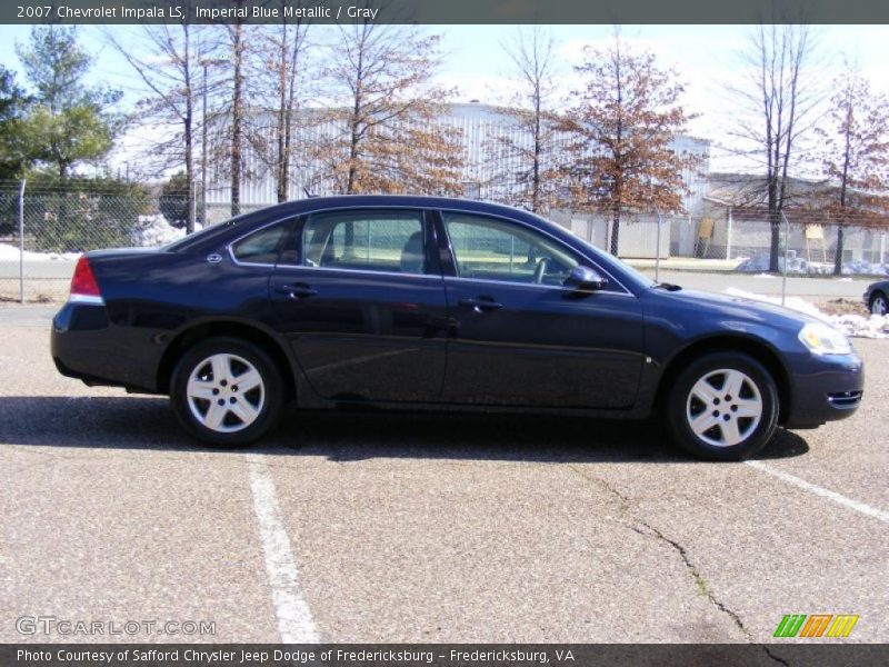 Imperial Blue Metallic / Gray 2007 Chevrolet Impala LS