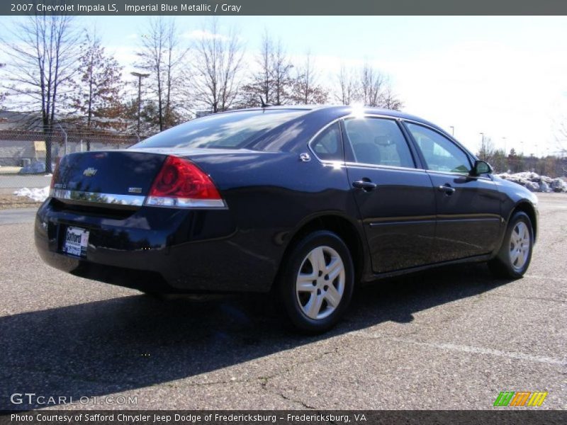 Imperial Blue Metallic / Gray 2007 Chevrolet Impala LS