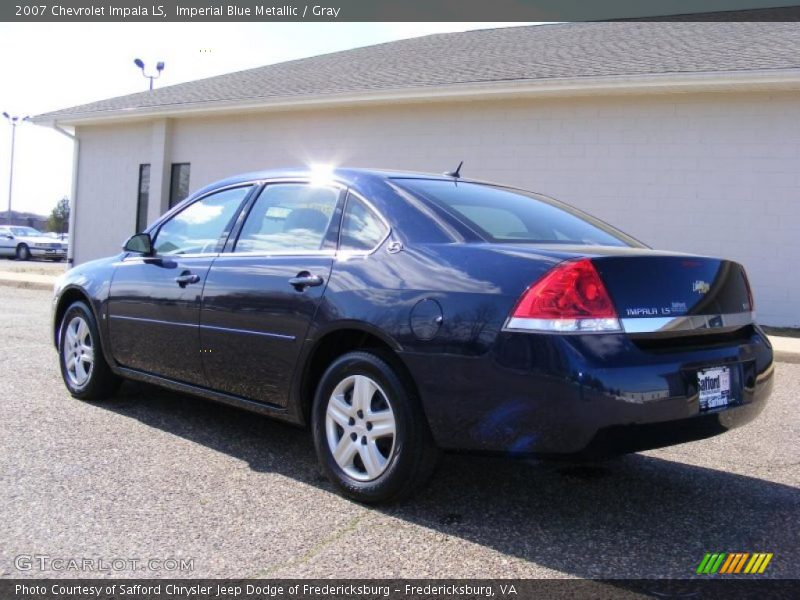 Imperial Blue Metallic / Gray 2007 Chevrolet Impala LS