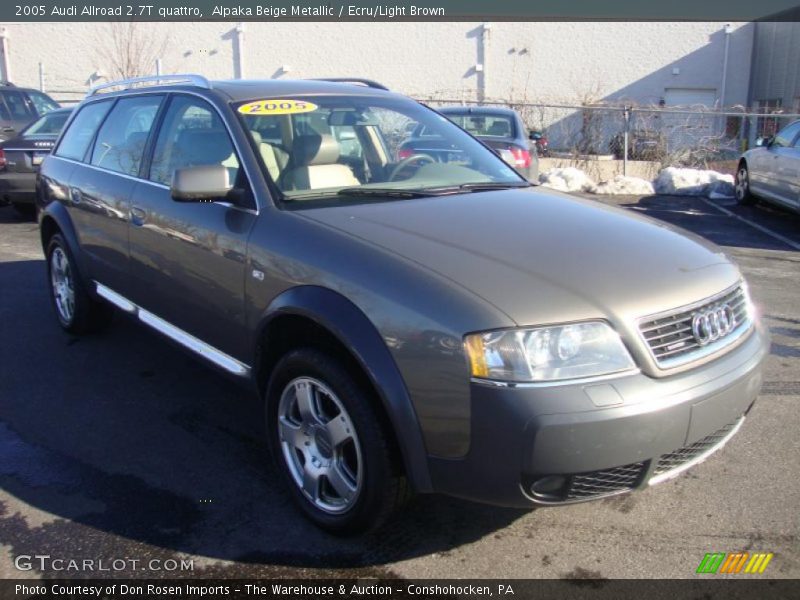 Alpaka Beige Metallic / Ecru/Light Brown 2005 Audi Allroad 2.7T quattro