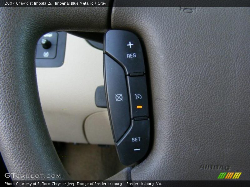 Imperial Blue Metallic / Gray 2007 Chevrolet Impala LS