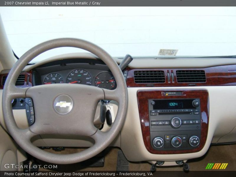 Imperial Blue Metallic / Gray 2007 Chevrolet Impala LS