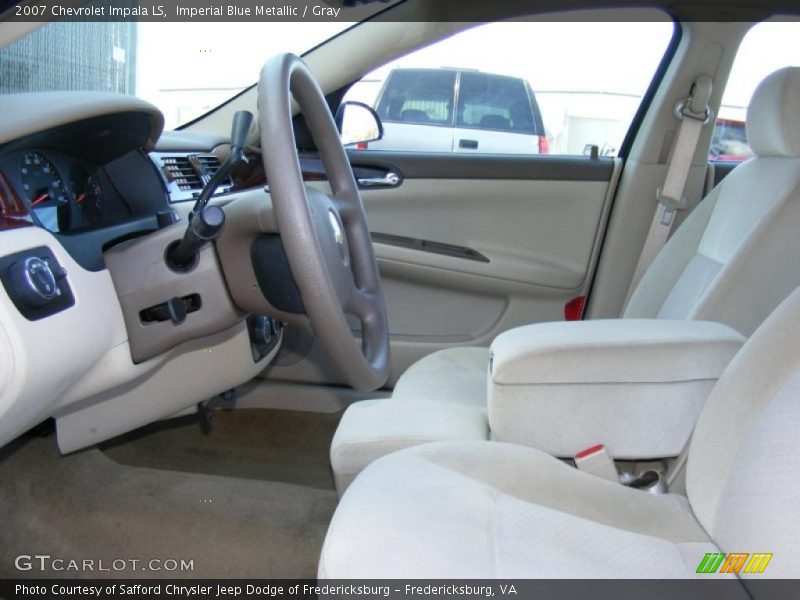 Imperial Blue Metallic / Gray 2007 Chevrolet Impala LS