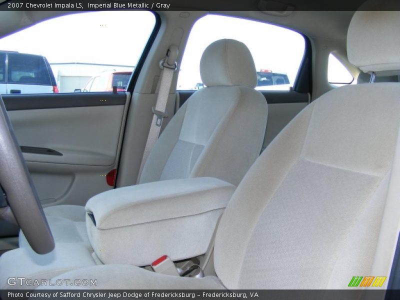 Imperial Blue Metallic / Gray 2007 Chevrolet Impala LS