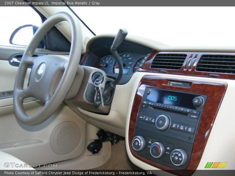 Imperial Blue Metallic / Gray 2007 Chevrolet Impala LS