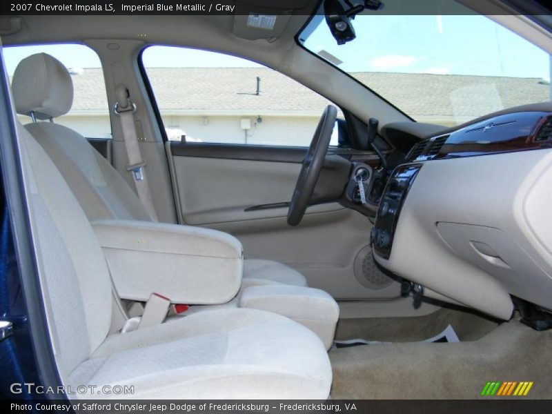 Imperial Blue Metallic / Gray 2007 Chevrolet Impala LS