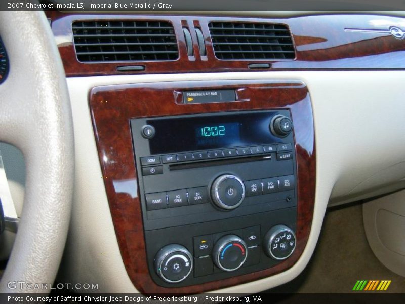 Imperial Blue Metallic / Gray 2007 Chevrolet Impala LS