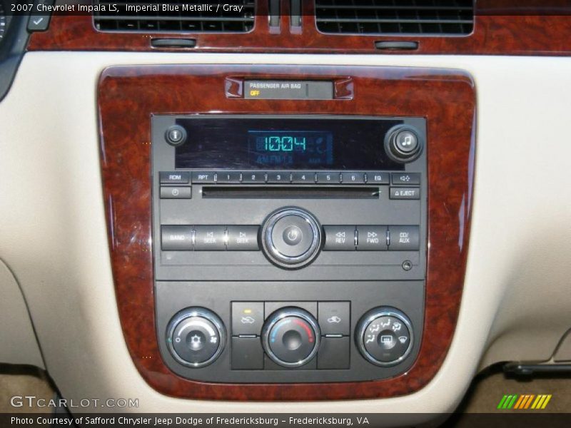 Imperial Blue Metallic / Gray 2007 Chevrolet Impala LS