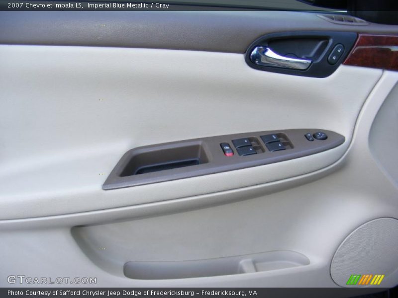 Imperial Blue Metallic / Gray 2007 Chevrolet Impala LS