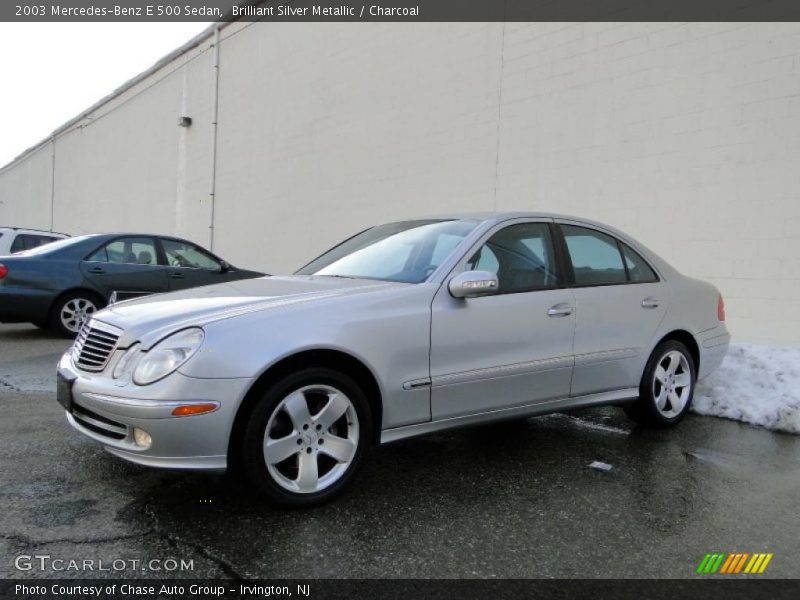 Brilliant Silver Metallic / Charcoal 2003 Mercedes-Benz E 500 Sedan