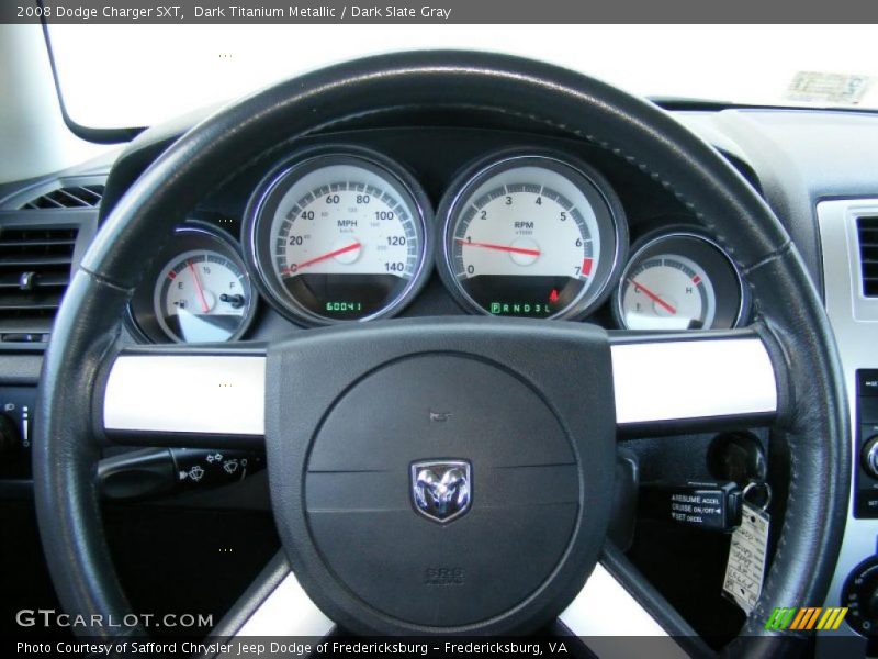 Dark Titanium Metallic / Dark Slate Gray 2008 Dodge Charger SXT