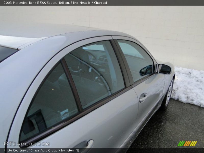 Brilliant Silver Metallic / Charcoal 2003 Mercedes-Benz E 500 Sedan
