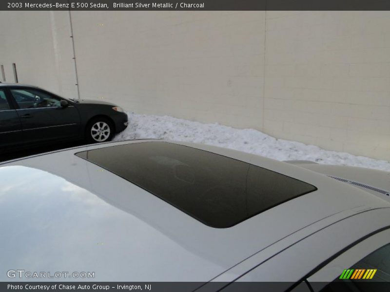 Brilliant Silver Metallic / Charcoal 2003 Mercedes-Benz E 500 Sedan