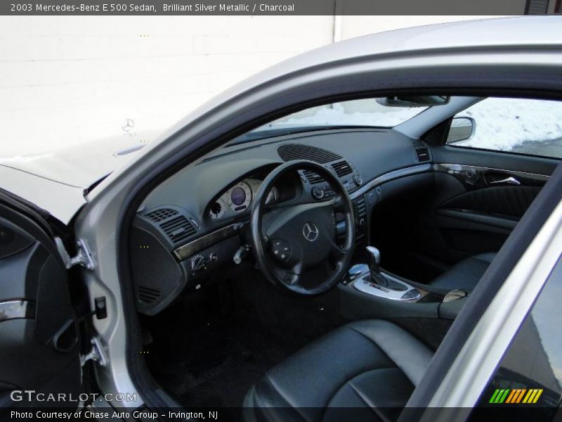 Brilliant Silver Metallic / Charcoal 2003 Mercedes-Benz E 500 Sedan