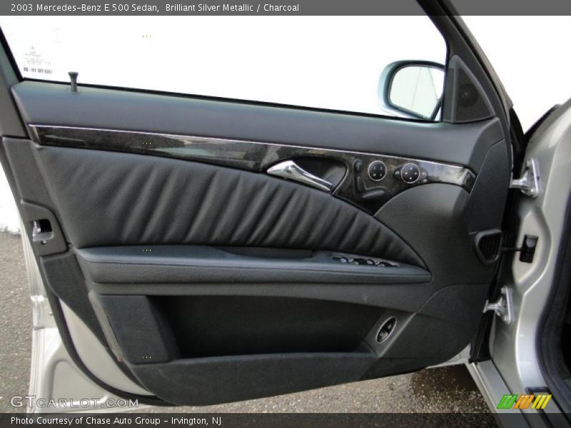 Brilliant Silver Metallic / Charcoal 2003 Mercedes-Benz E 500 Sedan