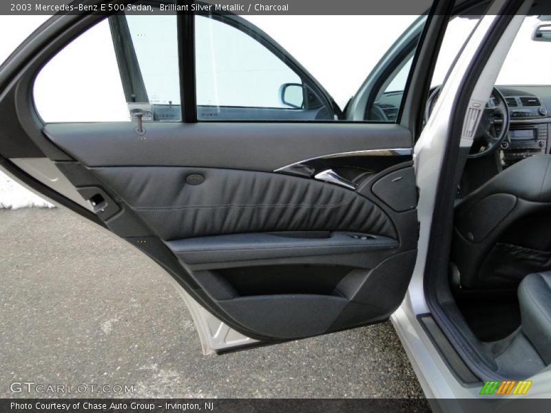 Brilliant Silver Metallic / Charcoal 2003 Mercedes-Benz E 500 Sedan