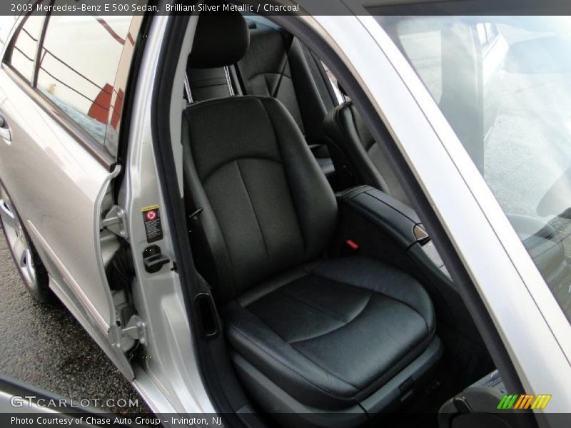 Brilliant Silver Metallic / Charcoal 2003 Mercedes-Benz E 500 Sedan