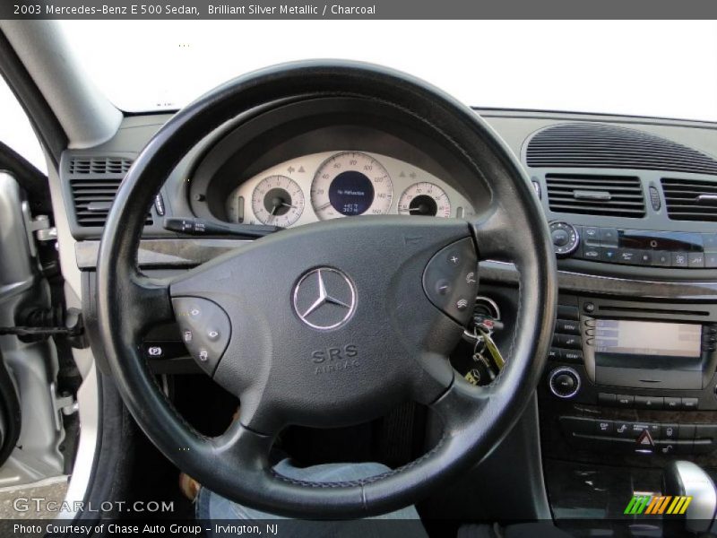 Brilliant Silver Metallic / Charcoal 2003 Mercedes-Benz E 500 Sedan