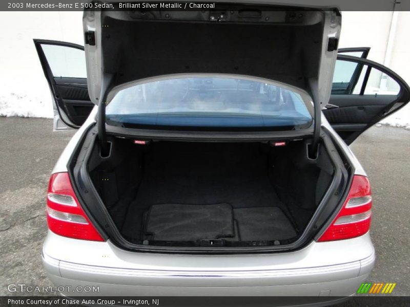Brilliant Silver Metallic / Charcoal 2003 Mercedes-Benz E 500 Sedan