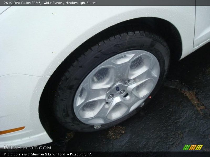 White Suede / Medium Light Stone 2010 Ford Fusion SE V6