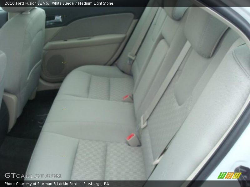 White Suede / Medium Light Stone 2010 Ford Fusion SE V6
