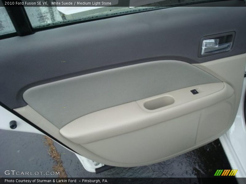 White Suede / Medium Light Stone 2010 Ford Fusion SE V6