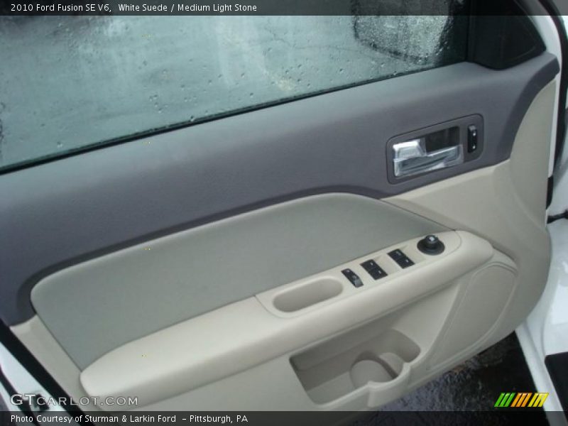 White Suede / Medium Light Stone 2010 Ford Fusion SE V6