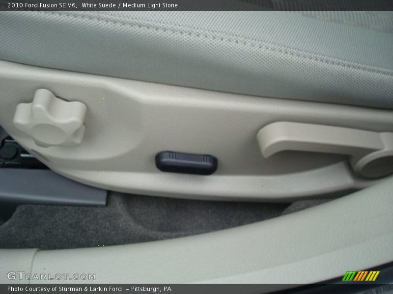 White Suede / Medium Light Stone 2010 Ford Fusion SE V6