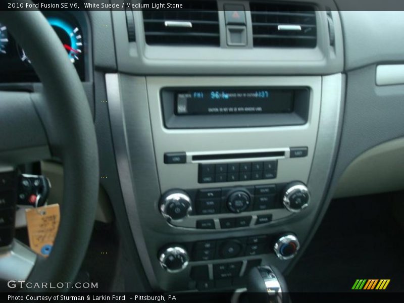 White Suede / Medium Light Stone 2010 Ford Fusion SE V6