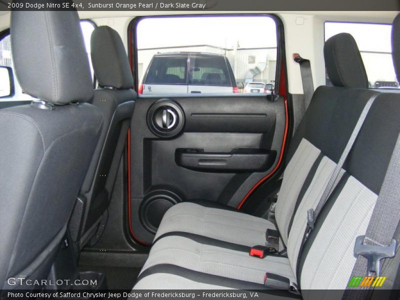 Sunburst Orange Pearl / Dark Slate Gray 2009 Dodge Nitro SE 4x4