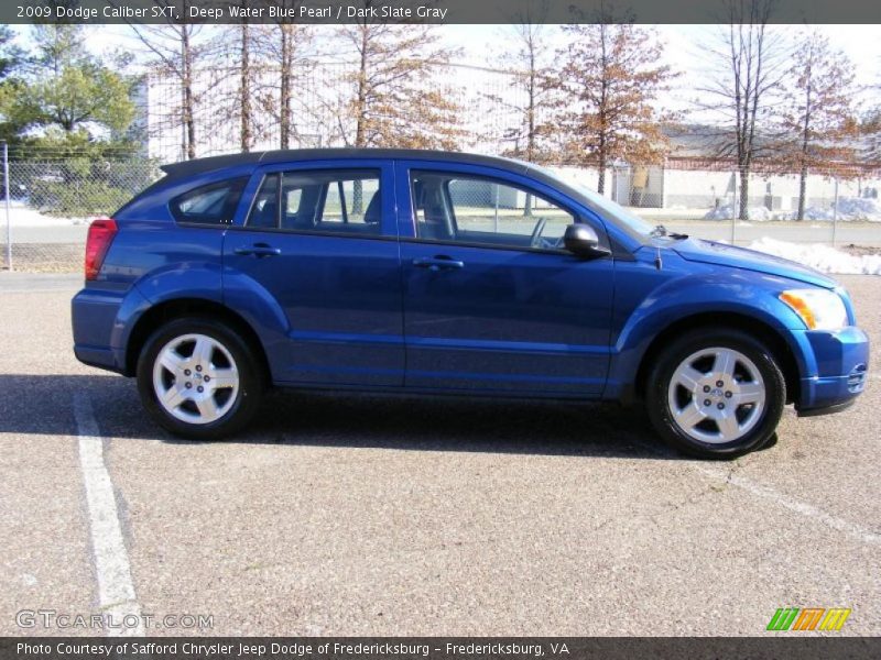 Deep Water Blue Pearl / Dark Slate Gray 2009 Dodge Caliber SXT