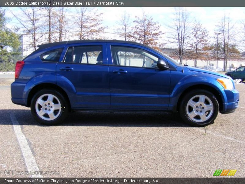 Deep Water Blue Pearl / Dark Slate Gray 2009 Dodge Caliber SXT