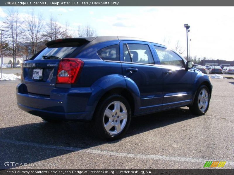Deep Water Blue Pearl / Dark Slate Gray 2009 Dodge Caliber SXT