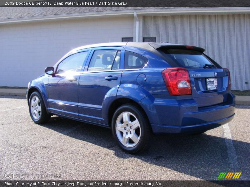 Deep Water Blue Pearl / Dark Slate Gray 2009 Dodge Caliber SXT