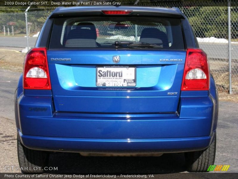 Deep Water Blue Pearl / Dark Slate Gray 2009 Dodge Caliber SXT