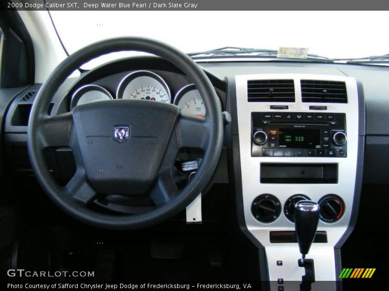 Deep Water Blue Pearl / Dark Slate Gray 2009 Dodge Caliber SXT