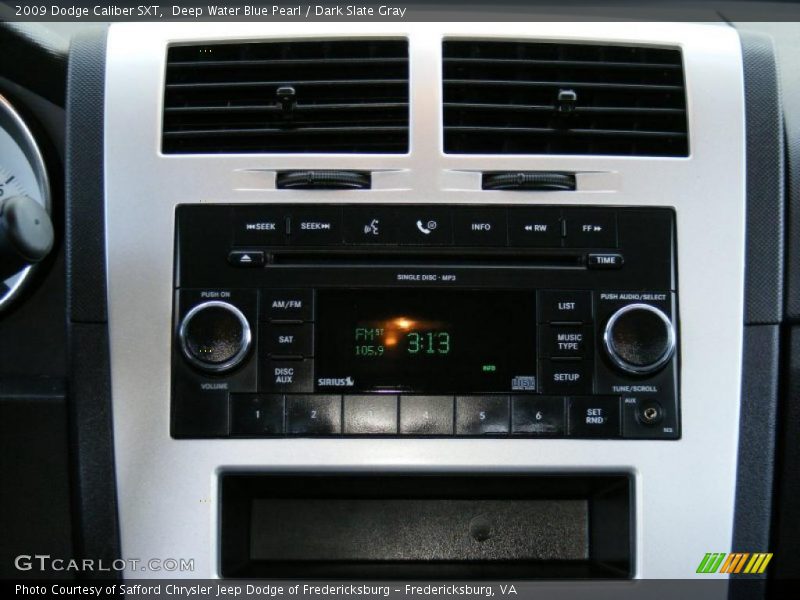 Deep Water Blue Pearl / Dark Slate Gray 2009 Dodge Caliber SXT