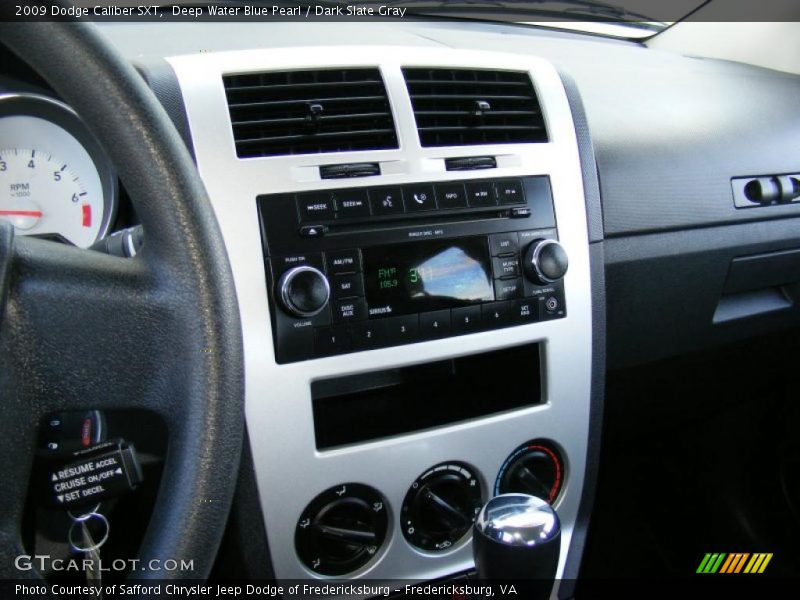 Deep Water Blue Pearl / Dark Slate Gray 2009 Dodge Caliber SXT