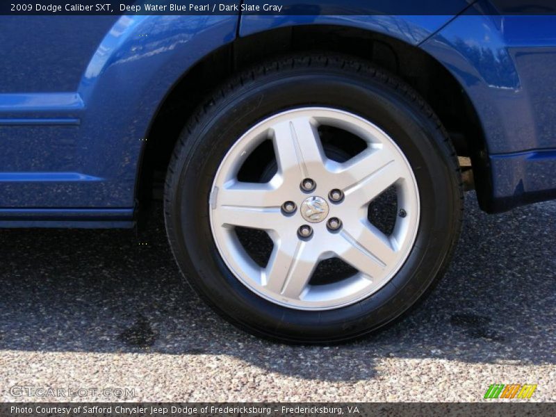 Deep Water Blue Pearl / Dark Slate Gray 2009 Dodge Caliber SXT