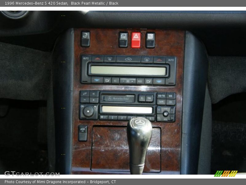 Black Pearl Metallic / Black 1996 Mercedes-Benz S 420 Sedan