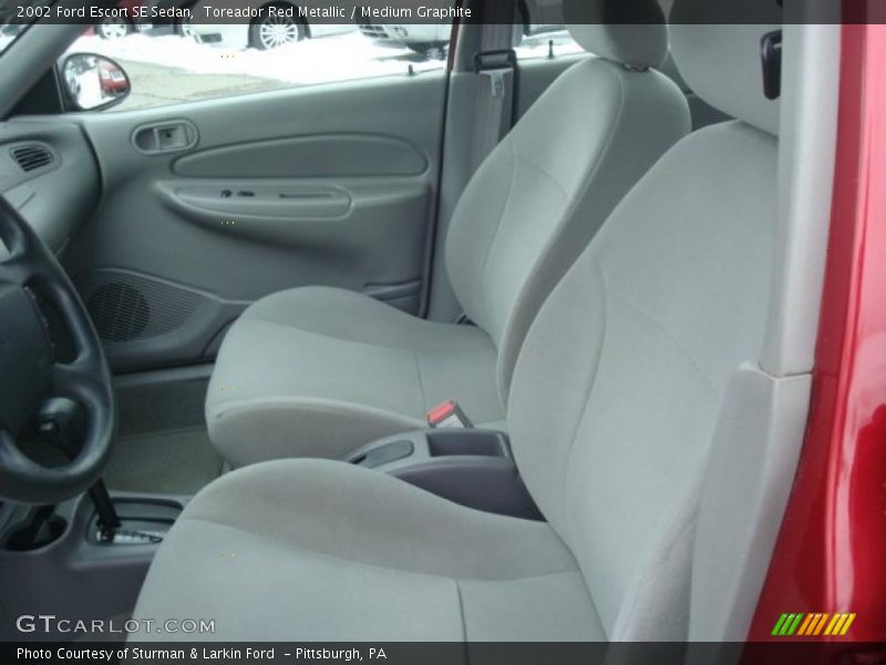 Toreador Red Metallic / Medium Graphite 2002 Ford Escort SE Sedan
