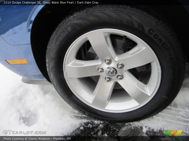 Deep Water Blue Pearl / Dark Slate Gray 2010 Dodge Challenger SE