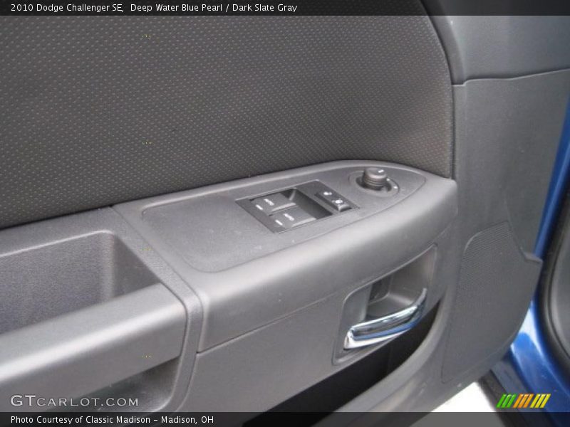 Deep Water Blue Pearl / Dark Slate Gray 2010 Dodge Challenger SE