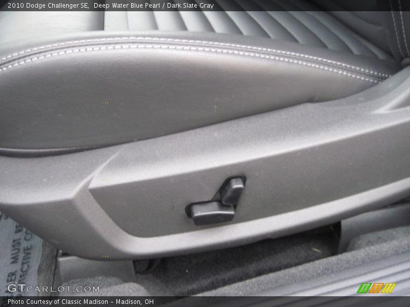 Deep Water Blue Pearl / Dark Slate Gray 2010 Dodge Challenger SE