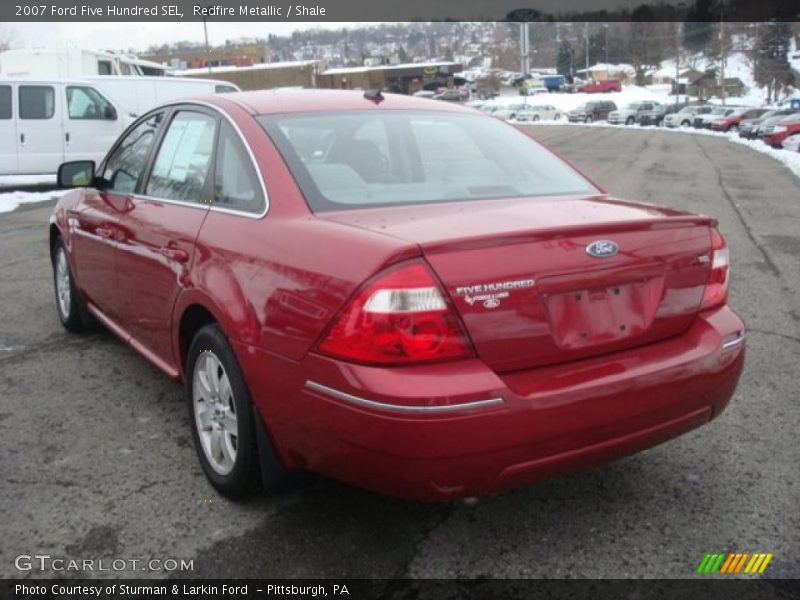 Redfire Metallic / Shale 2007 Ford Five Hundred SEL