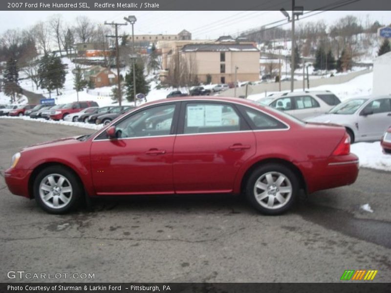 Redfire Metallic / Shale 2007 Ford Five Hundred SEL