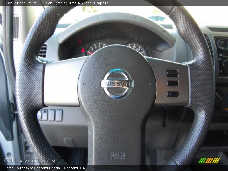 Silver Lightning Metallic / Steel/Graphite 2005 Nissan Xterra S