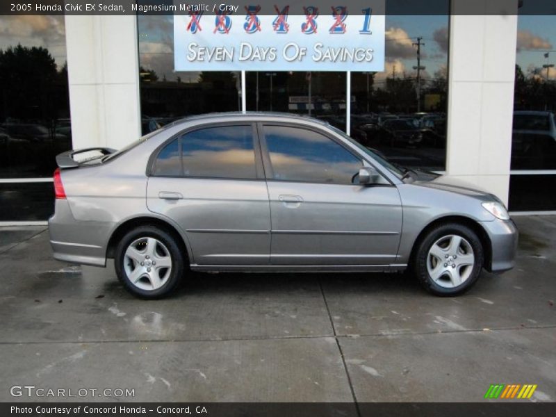 Magnesium Metallic / Gray 2005 Honda Civic EX Sedan
