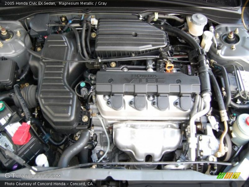 Magnesium Metallic / Gray 2005 Honda Civic EX Sedan