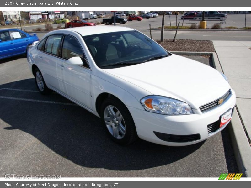 White / Gray 2007 Chevrolet Impala LT